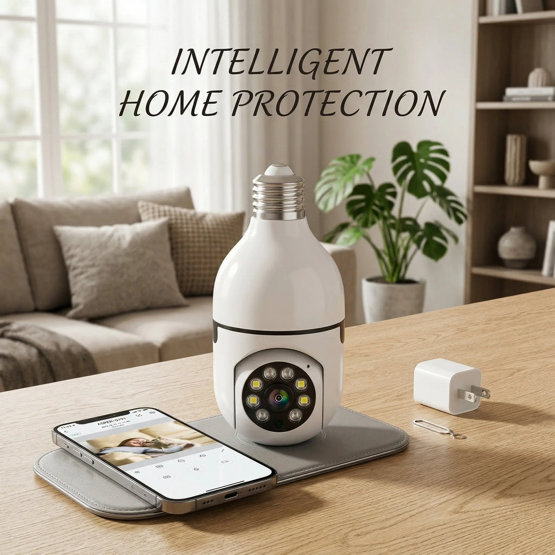 Night Vision Wireless Bulb Camera My Store