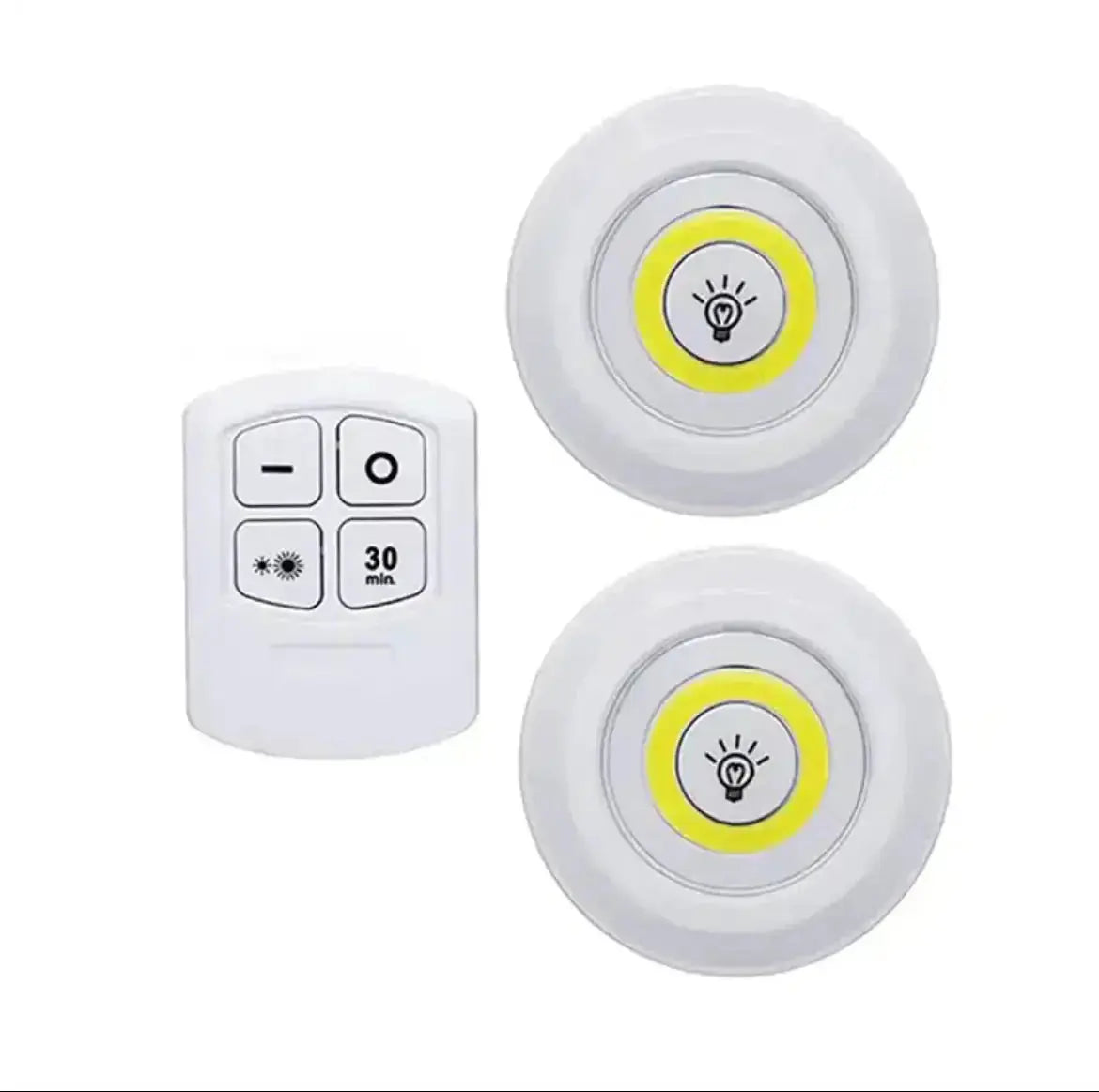 Wireless LED Night Light with Remote Control – Dimmable, Rechargeable & Easy to Install - BaytNova