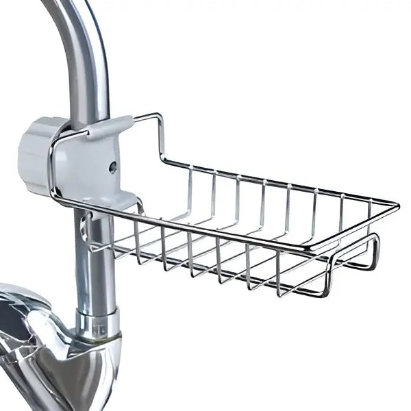 Stainless Steel Faucet Shelf – No-Drill Sink Organizer & Caddy - BaytNova